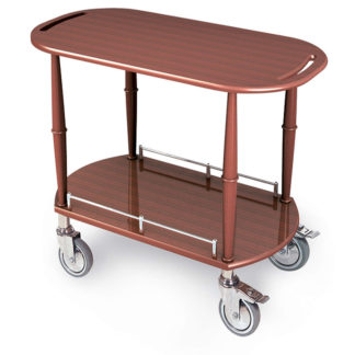 Lakeside 70524 Serving Cart-Spice