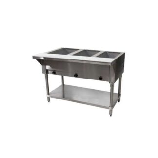 Advance Tabco HF-3E-240-X 47" 3-Well Electric Steam Table