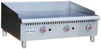 Item # 15 #16: GRIDDLE, GAS, COUNTERTOP Serv‐Ware Model STGS‐12 STGS‐24