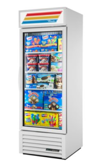 FREEZER MERCHANDISER True Mfg. ‐ General Foodservice Model No. GDM‐23F‐HC-TSL01