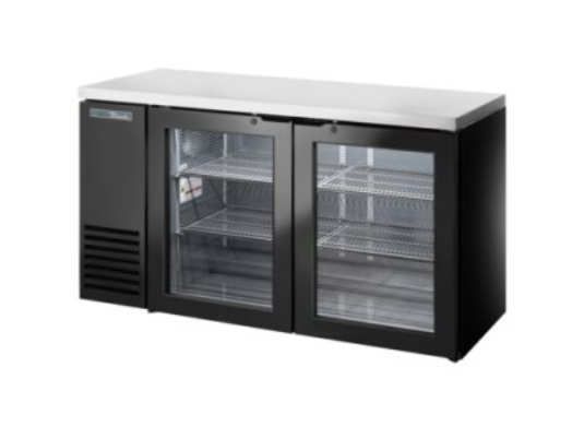 BACK BAR CABINET, REFRIGERATED True Mfg. ‐ General Foodservice Model No. TBB24‐60‐2G‐Z1‐SFT‐B‐ 1