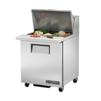 SANDWICH / SALAD PREPARATION REFRIGERATOR True Mfg. ‐ General Foodservice Model No. TSSU‐27‐12M‐B‐HC