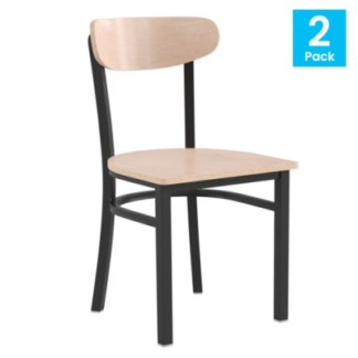 CHAIR Flash Furniture Model No. 2‐XU‐DG6V5B‐NAT‐GG