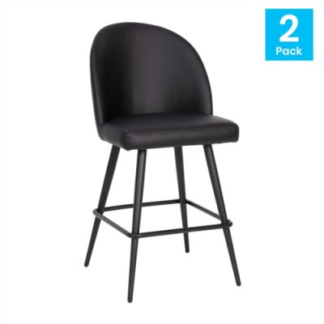 BAR STOOL Flash Furniture Model No. AY‐1026H‐26‐BK‐GG