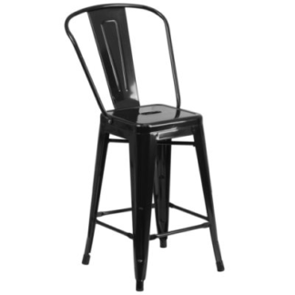 BAR STOOL Flash Furniture Model No. CH‐31320‐24GB‐BK‐GG