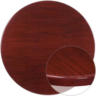 COATED TABLE TOP Flash Furniture Model No. TP‐MAH‐48RD‐GG